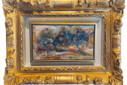 Paysage huile sur toile d'Auguste Renoir