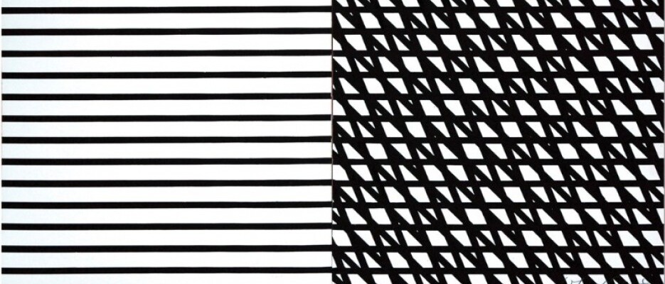 francois morellet, Galerie d’art Cannes, Galerie Hurtebize, achat tableau art, art moderne, art contemporain, contemporary art, modern art, art abstrait, art figuratif, abstraction lyrique, art abstrait géométrique, peintures, tableau, sculpture, école de paris, hans hartung, robert combas, pierre soulages, marc chagall, georges mathieu, bernard buffet, jean miotte, vasarely, abner