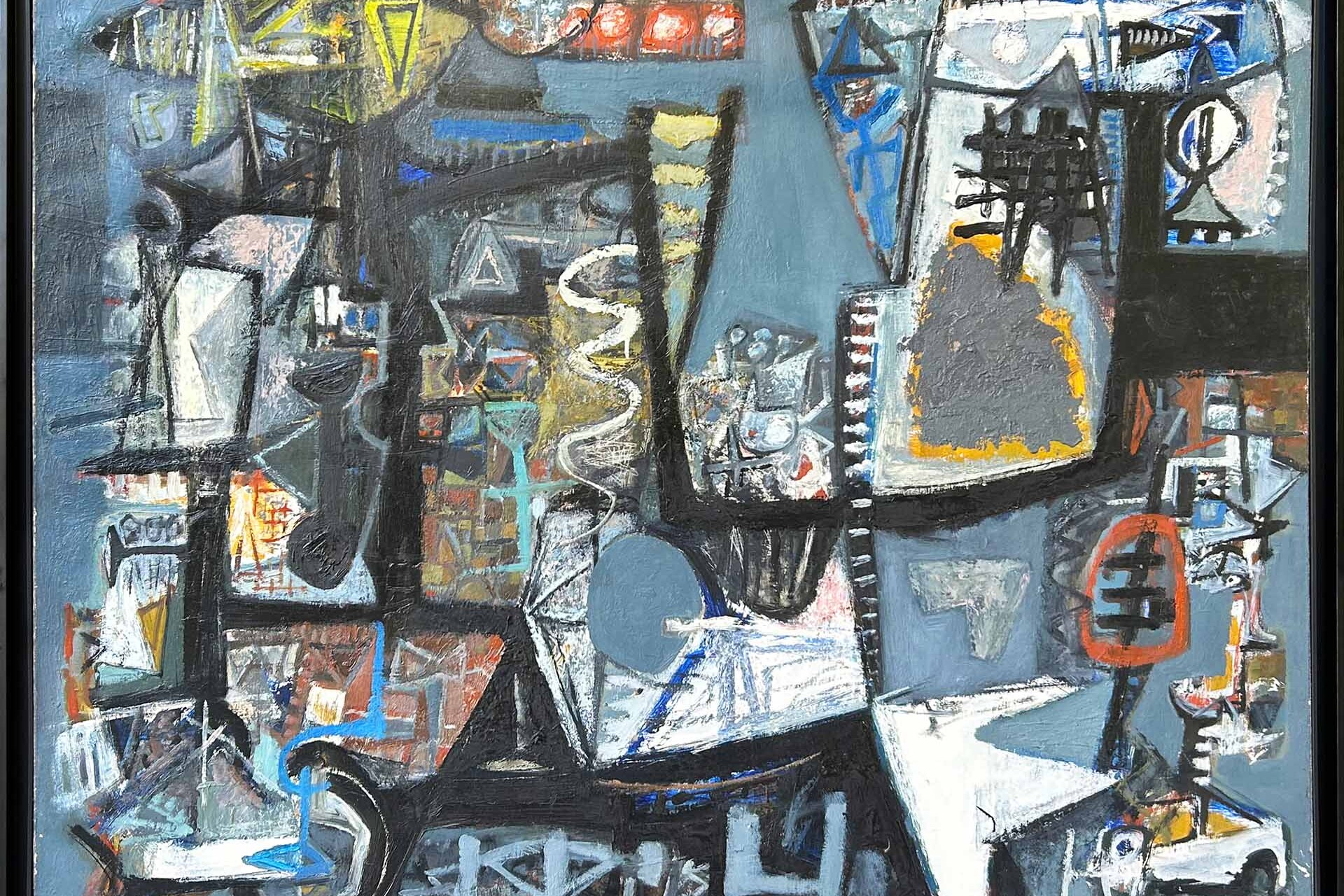 Huile sur toile de John Harrison Levée de 1953