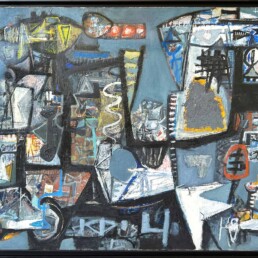 Huile sur toile de John Harrison Levée de 1953