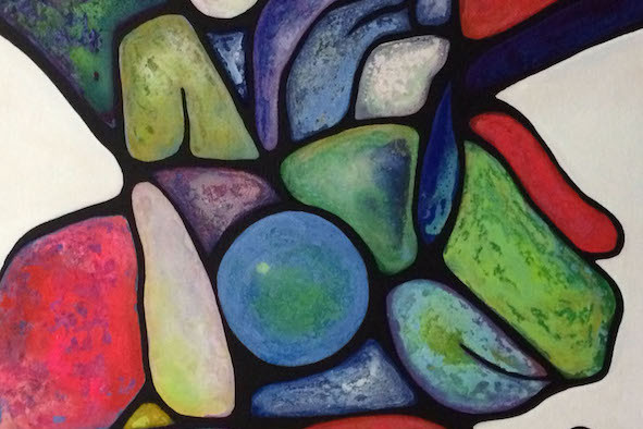 anna nansky, attente, Galerie d’art Cannes, Galerie Hurtebize, achat tableau art, art contemporain, contemporary art, art abstrait, abstract art, peintures, tableau, painting