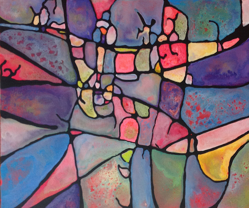 anna nansky, bal costumé, Galerie d’art Cannes, Galerie Hurtebize, achat tableau art, art contemporain, contemporary art, art abstrait, abstract art, peintures, tableau, painting