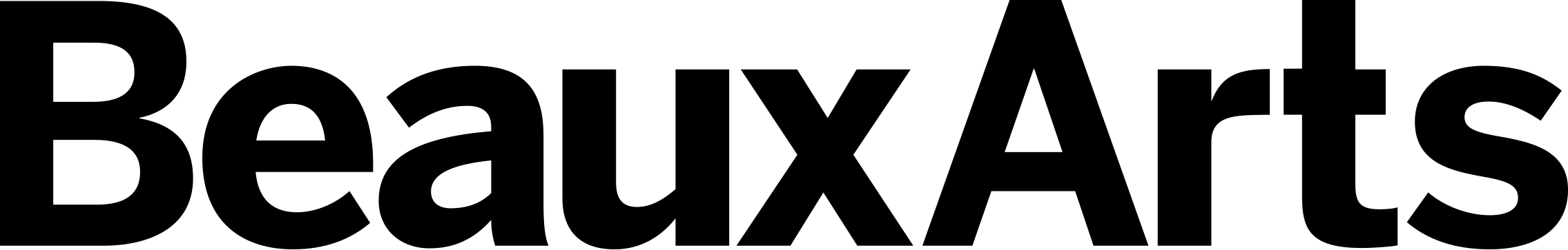 logo blanc de Beaux Arts