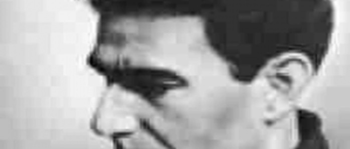 Portrait noir et blanc de Jean-Michel Atlan
