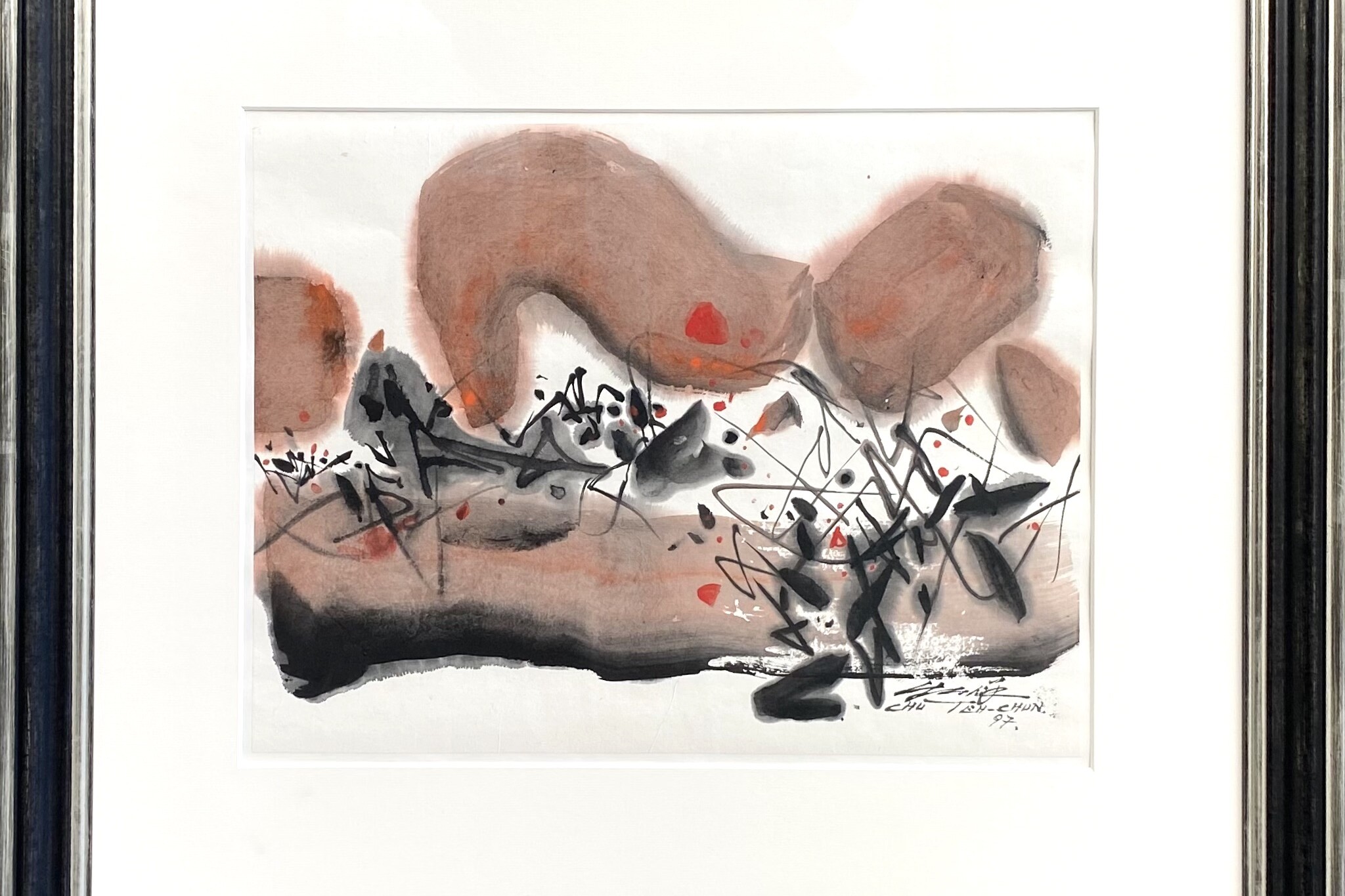 Encre de 1997 de l'artiste moderne CHU Teh-Chun