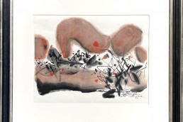 Encre de 1997 de l'artiste moderne CHU Teh-Chun