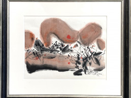 Encre de 1997 de l'artiste moderne CHU Teh-Chun