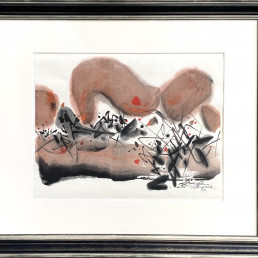 Encre de 1997 de l'artiste moderne CHU Teh-Chun