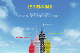 Affiche bannière de la Biennale Paris 2021