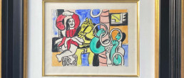 Gouache sur papier de Fernand Léger artiste moderne