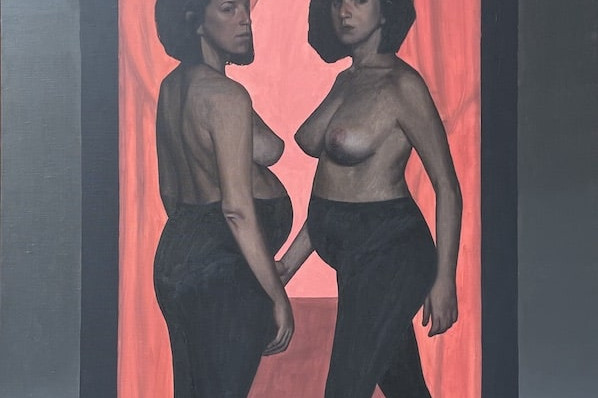 Les Deux Mahauts de François Malingrey artiste peintre contemporain