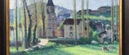 Huile sur toile d'Henri Martin artiste post-impressioniste