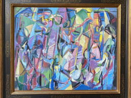 Huile sur toile d'André Lanskoy de 1960 Rêver Toujours
