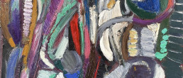 Huile sur toile moderne d'Andre Lanskoy artiste abstrait moderne