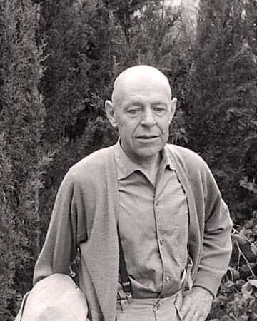 Portrait de Jean Dubuffet artiste moderne art brut
