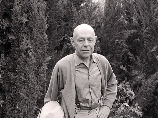 Portrait de Jean Dubuffet artiste moderne art brut