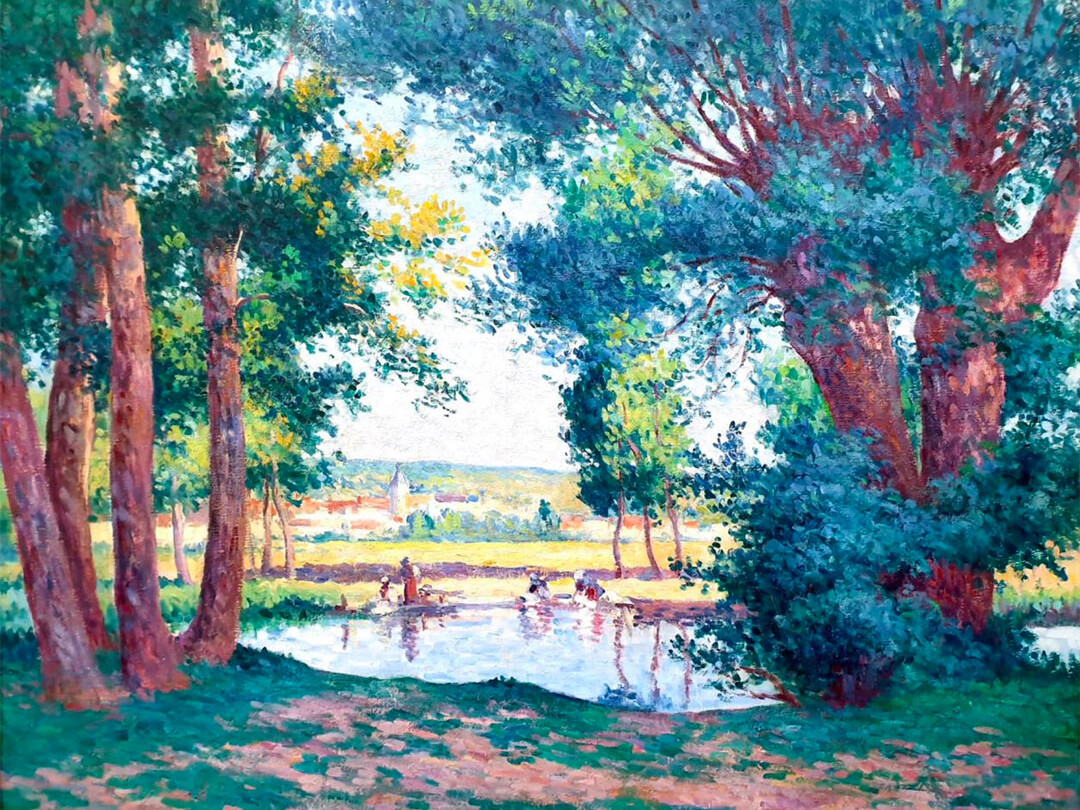 Les Lavandières au Bord de l'eau 1906 de Maximilien Luce
