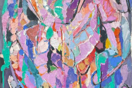 huile sur toile Bouquet Final d'André Lanskoy de 1963