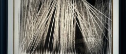 Carton baryte de Hans Hartung de 1967