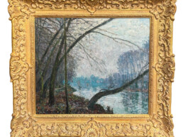 Huile sur toile d'Alfred Sisley