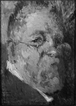 Portrait d'Albert Lebourg peinture