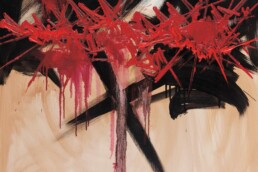 Alkyde sur toile haine d'Orgueil de Georges Mathieu