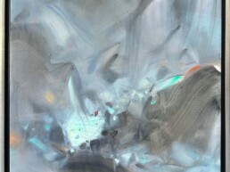 Huile sur toile de CHU The-Chun Variations en gris
