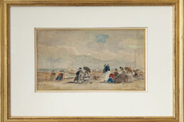 Paysage maritime de'Eugène Boudin