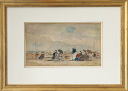 Paysage maritime de'Eugène Boudin