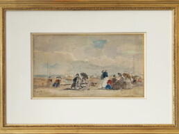 Paysage maritime de'Eugène Boudin