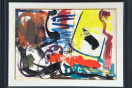 Mille et Une Gouache sur papier de Jean Miotte