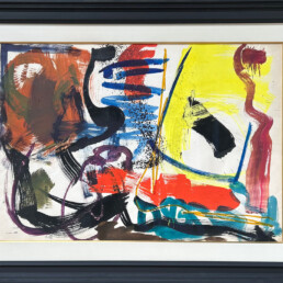 Mille et Une Gouache sur papier de Jean Miotte