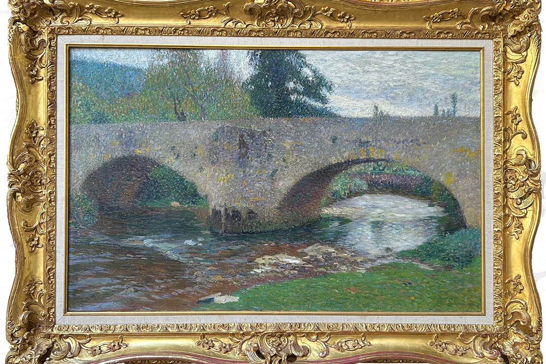 Huile sur toile d'Henri Martin circa 1920