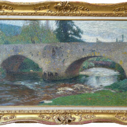 Huile sur toile d'Henri Martin circa 1920