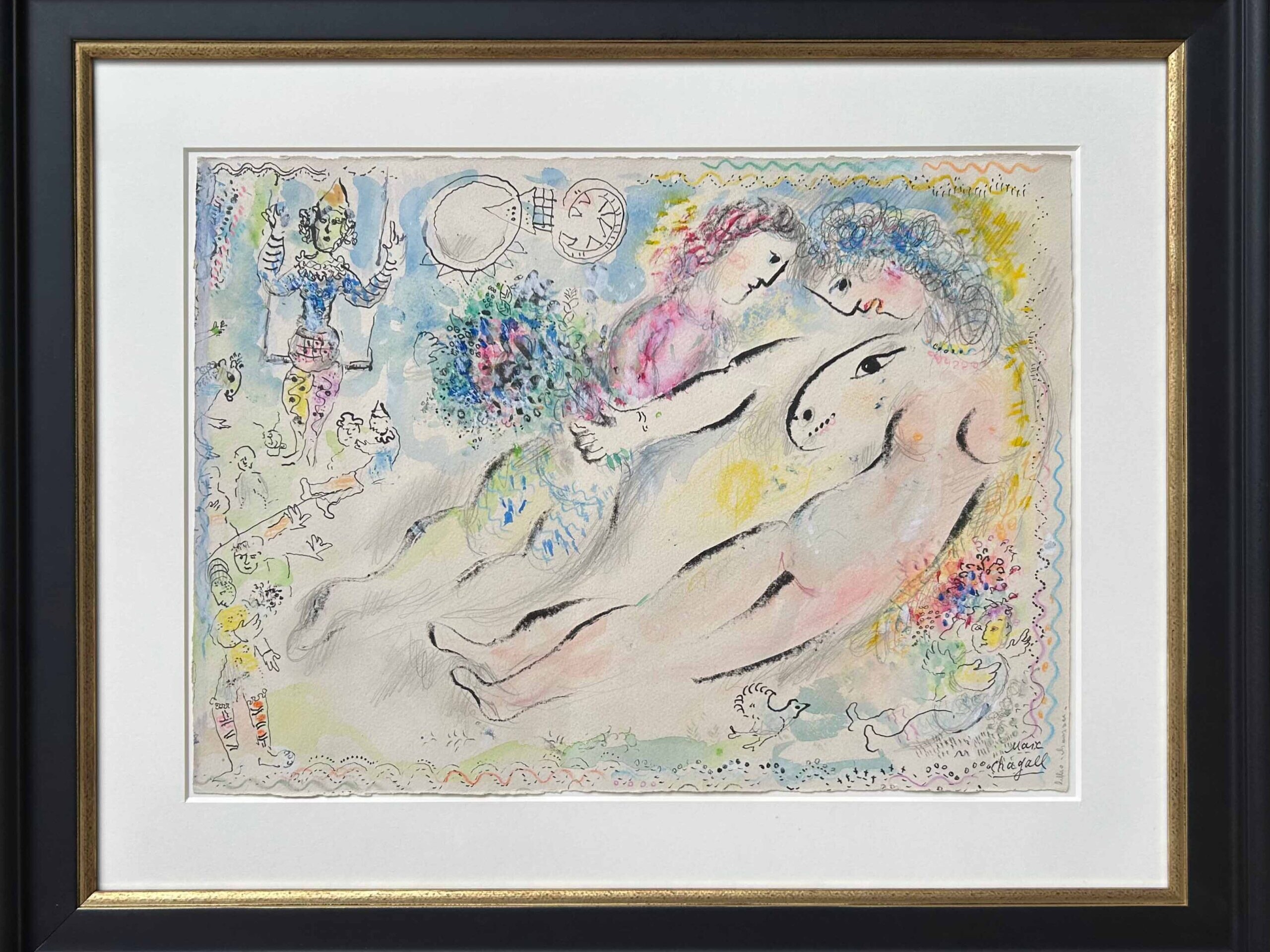 Lumière du cirque Marc Chagall 1969