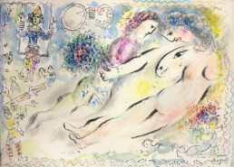 Lumière du crique Marc Chagall 1969
