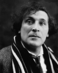 Portrait noir et blanc de Marc Chagall