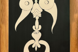 Homme de 1936 gouache Victor Brauner