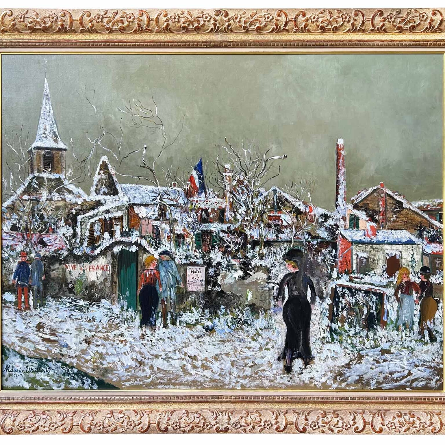Commune de Maixe de Maurice Utrillo de 1924