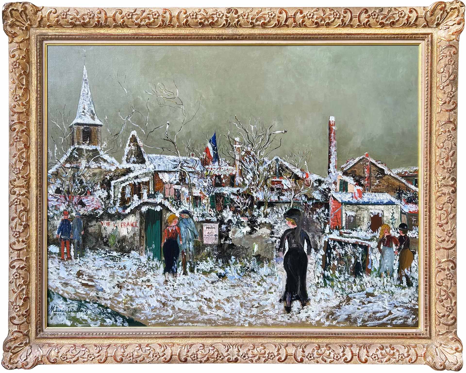 Commune de Maixe de Maurice Utrillo de 1924